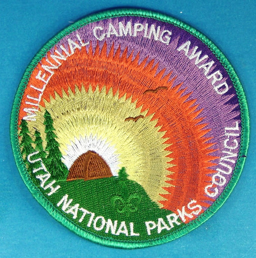 2000 Utah National Parks Mellennial Camping Award Patch