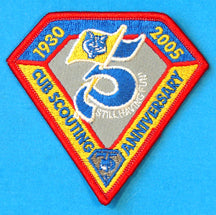 Cub Scouting 75th Anniversary Patch
