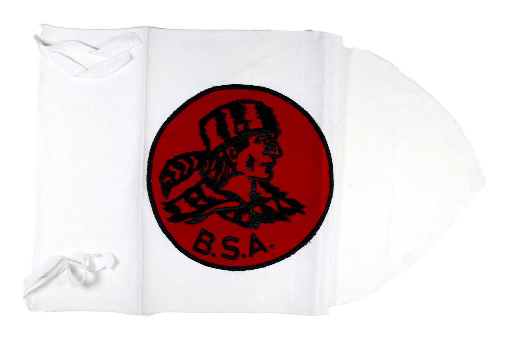 Frontiersman Patrol Flag Red on White