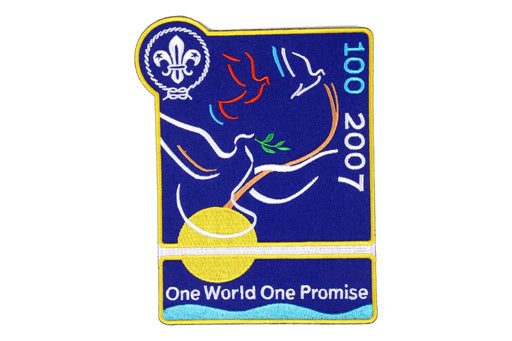 2007 WJ One World One Promise Jacket Patch 4 1/2"