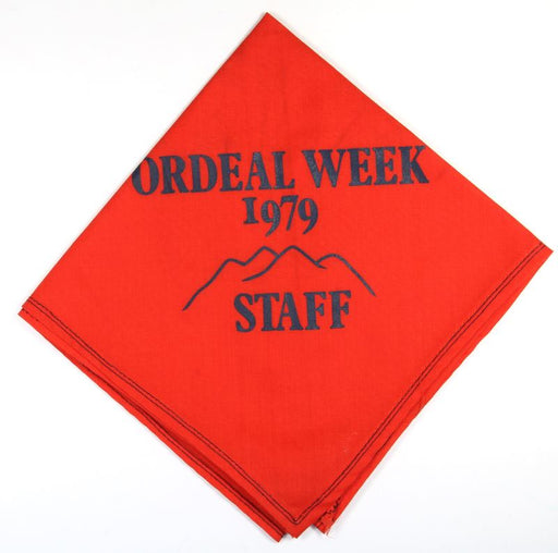Lodge 508 Neckerchief 1979 Ordeal Week Staff