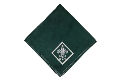 Full Square Troop Neckerchief 1920s-1930s Forest Green