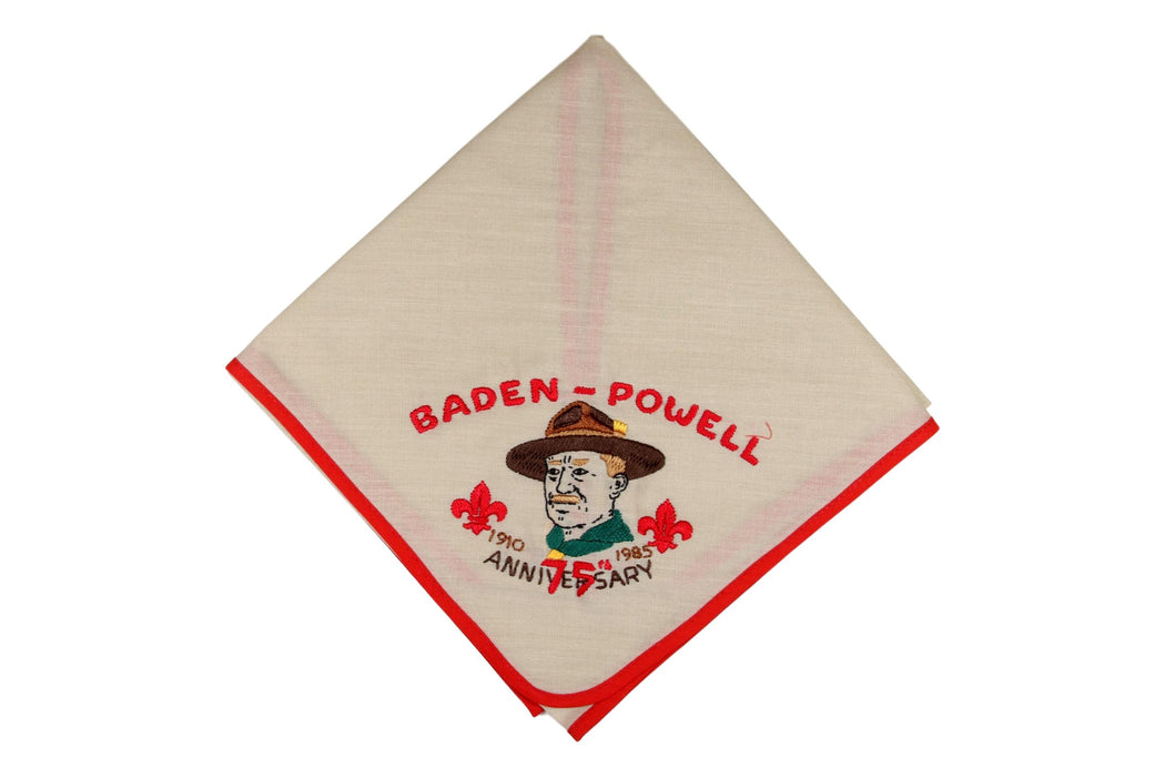 Baden-Powell Neckerchief 1985 Anniversary Tan Material