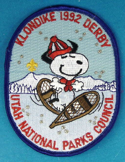 1992 Utah National Parks Klondike Derby Patch