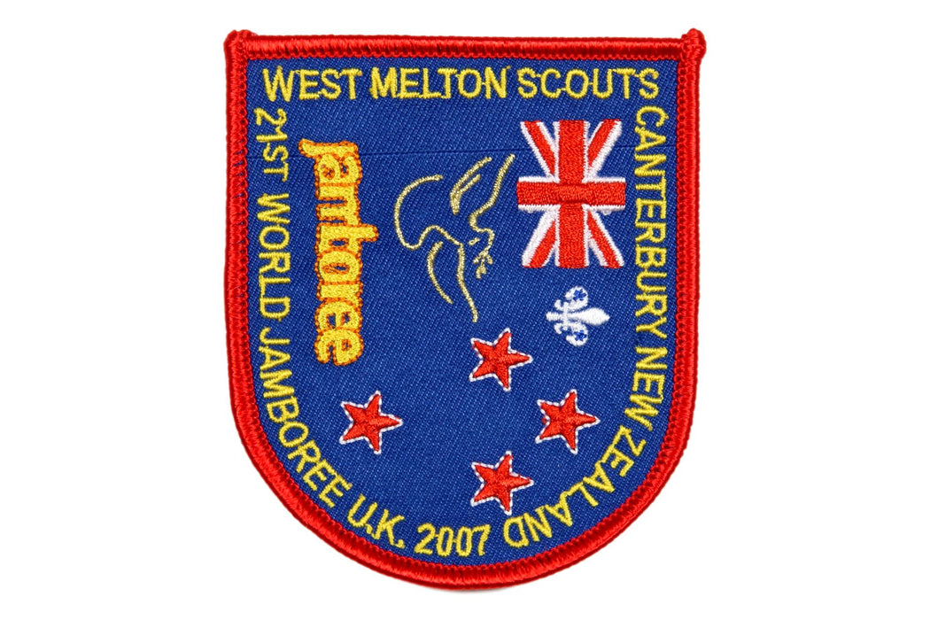 2007 WJ New Zealand Contingent Patch