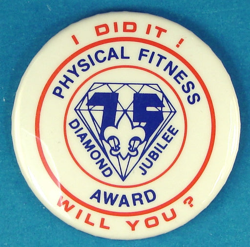 1985 NJ Physical Fitness Award Pin
