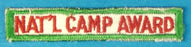 Nat'l Camp Award Strip
