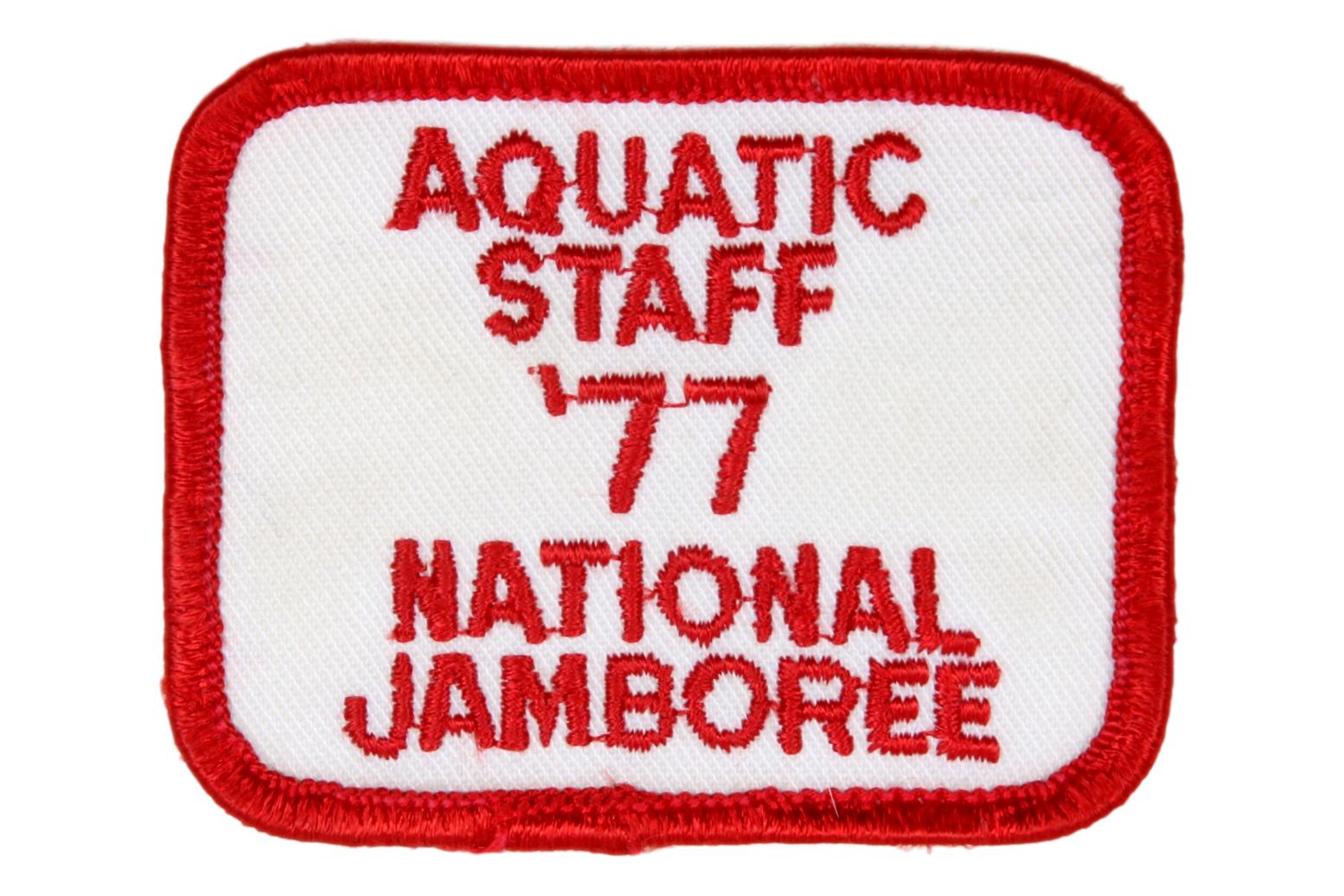 1977 NJ Aquatic Staff Patch