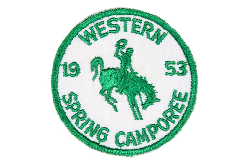 1953 Western Camporee Patch
