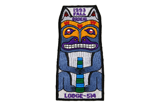 Lodge 514 Twoa-Ba-Cha Patch eX1993-2