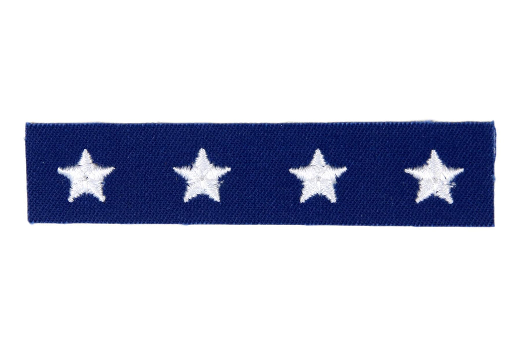 Sea Scout Regional/National Officer Rating Strip Blue