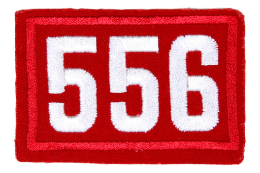 556 Unit Number Red