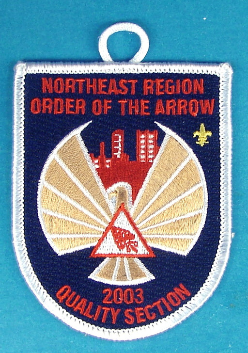 2003 Northeast Region OA Quality Section Patch