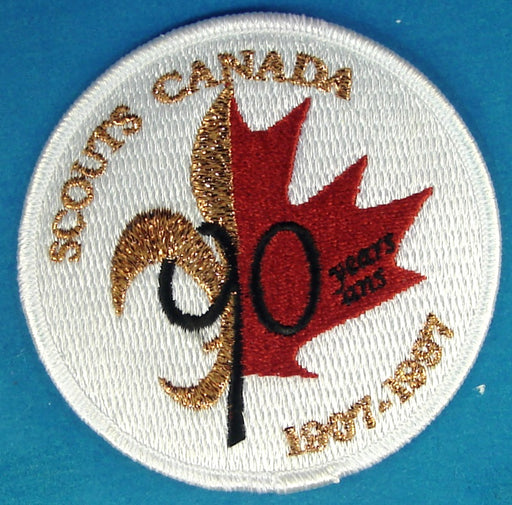 Scouts Canada 90th Anniversary Patch