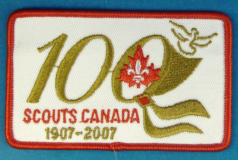 Scouts Canada Patch 100th Anniversary