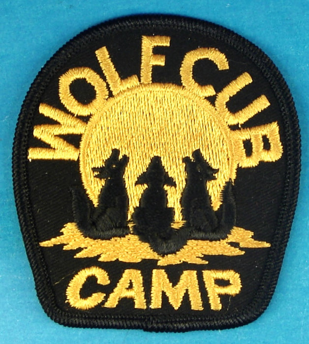 Wolf Cub Camping Patch Canadian