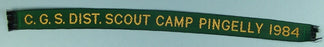 C.G.S District Scout Camp Pingelly 1984