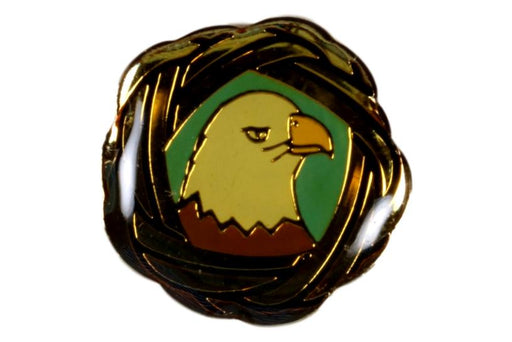 Eagle Wood Badge Pin
