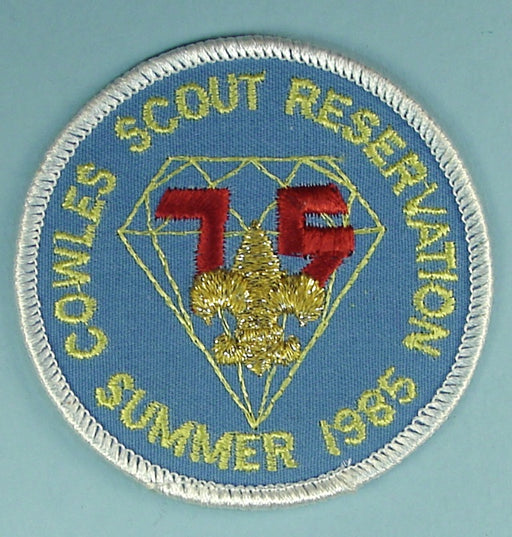 Cowles Scout Reservation Patch 1985