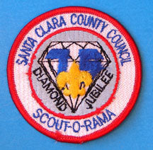 Santa Clara County Council Patch DJ Scout O Rama