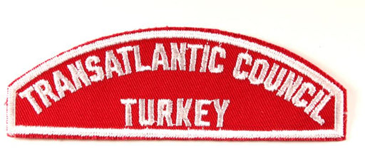 Transatlantic Council/Turkey Red and White Council Strip