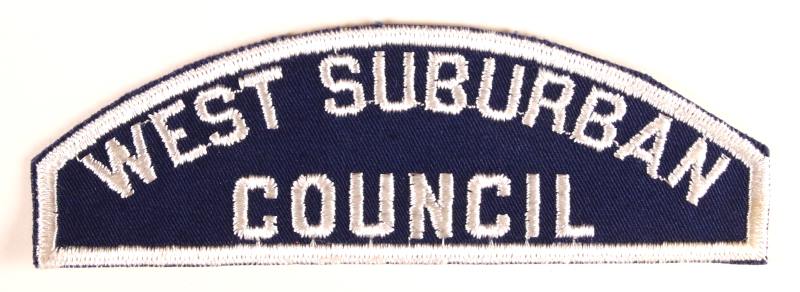 West Suburban Council Blue and White Council Strip