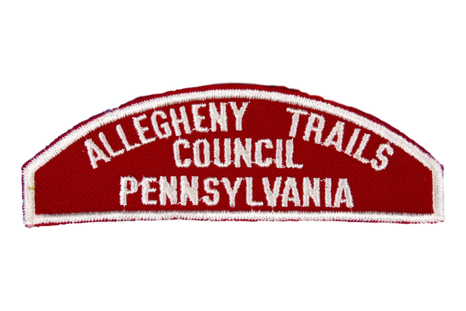 Allegheny Trails Red and White Council Strip
