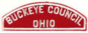 Buckeye Red and White Council Strip