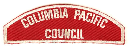 Columbia Pacific Council Red and White Council Strip