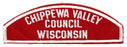 Chippewa Valley Council Red and White Council Strip
