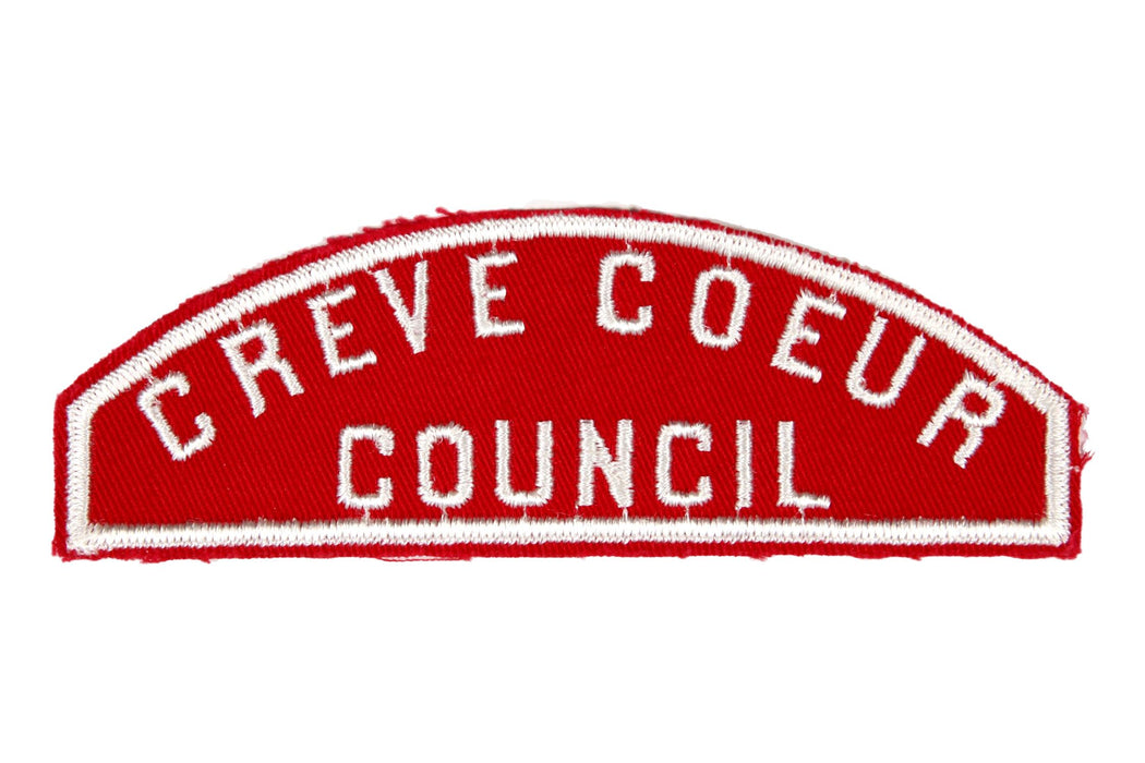 Creve Coeur Red and White Council Strip