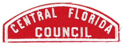 Central Florida Council Red and White Council Strip
