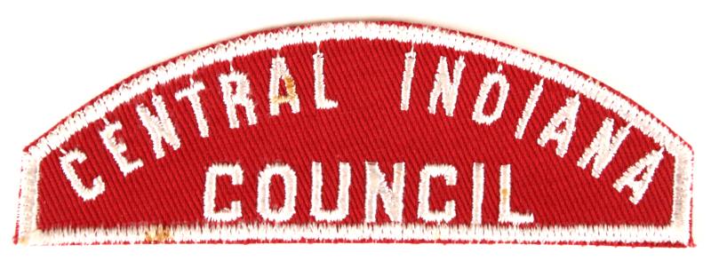 Central Indiana Council Red and White Council Strip
