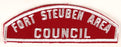 Fort Steuben Area Council Red and White Council Strip