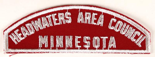 Headwaters Area Council Red and White Council Strip