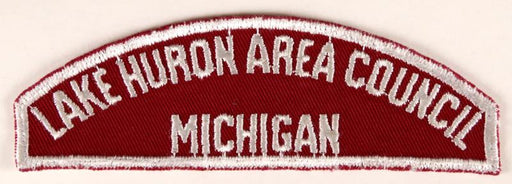 Lake Huron Area Council Red and White Council Strip