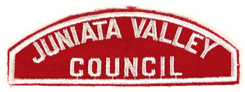 Juniata Valley Council Red and White Council Strip