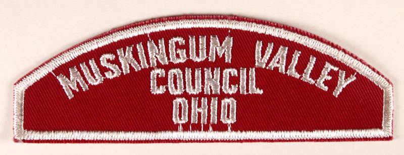 Muskingum Valley Council Red and White Council Strip