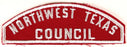 Northwest Texas Council Red and White Council Strip