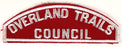 Overland Trails Council Red and White Council Strip