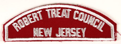 Robert Treat Council Red and White Council Strip