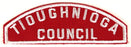 Tioughnioga Council Red and White Council Strip