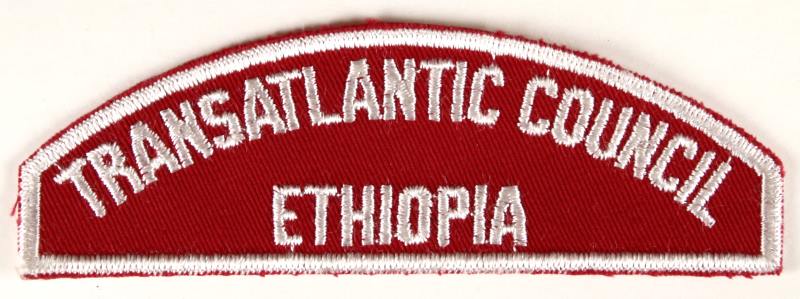 Transatlantic Council/Ethiopia Red and White Council Strip