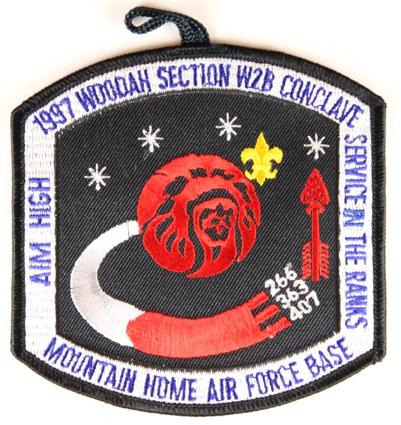 1997 Section W2B Conclave Patch Black Border