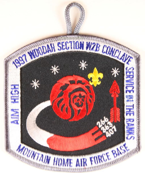 1997 Section W2B Conclave Patch Gray Border