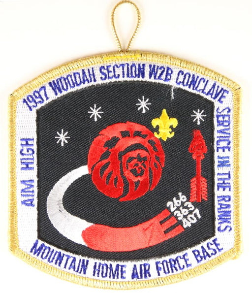 1997 Section W2B Conclave Patch Gold Mylar Border