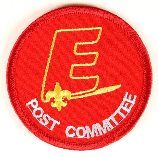 Post Committee Patch Light Gray Letters