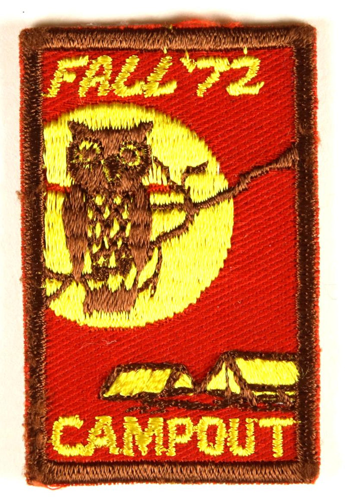 1972 Fall Campout Patch