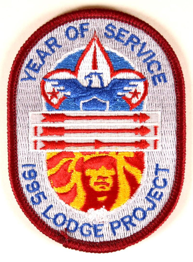 1995 Order of the Arrow Year of Service Patch
