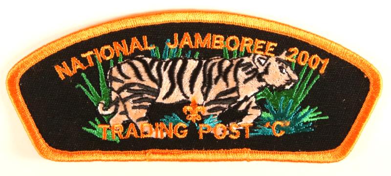 2001 NJ Trading Post C Patch Orange Border